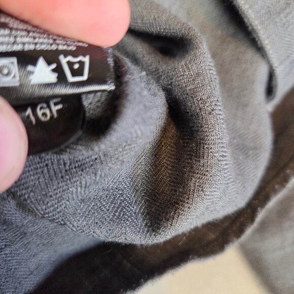 Kuhl Men’s XL Button Up Shirt Gray Long Sleeve Cotton Blend Outdoor - Picture 15 of 16